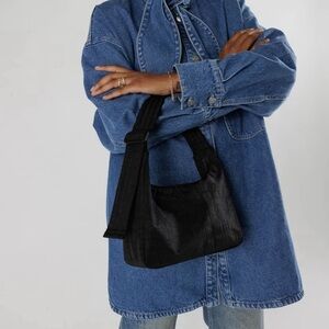 Baggu mini nylon shoulder bag, black